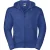 Russell Heren Authentieke Sweatshirt met volledige ritssluiting / Hoodie (Helder Koninklijk)