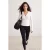 TRENDYOLMİLLA Dames Ecru Effen Getailleerd Sport Blazers