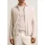 Reiss Ls Button Through Merino Wool Cardigan Beige