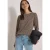 Shirt met 3/4-mouwen in pepitastijl