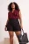 Trendyol Curve Dames Paars Effen Kort Oversized Grote maten Blouses