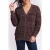 GUESS Adele Logo Chenille Chocolate Brownie