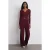 Vrouwen Wijdpijp Lurex Gebreid Broek
