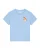 Watapparel Shirt ‘Corgi’  beige / lichtblauw / donkeroranje