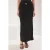 TRENDYOLMİLLA Dames Zwart Effen Maxi Ballon rok Zeemeermin Rokken