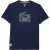 Lacoste Heren-T-shirt met logo op de borst – Roland Garros-editie (Blauw)
