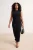 Trendyol Curve Dames Zwart Effen Maxi Mouwloos Casual Recht Grote maten Jurk