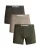 CHASIN’ Boxershorts ‘Thrice Moss’  beige / kaki / olijfgroen / offwhite