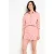 LOLALIZA mini rok broderie roze