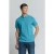 No Excess Polo Pique Solid Stretch Seablue