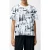 French Connection Atlantis Dori S/s Tee Black/white