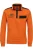 Redmond Casual Half-Zip Sweater oranje, Effen