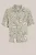WE Fashion – Heren relaxed fit overhemd met print – Relaxed Fit – Grijsgroen – Katoen –