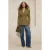 TRENDYOLMİLLA Dames Kaki Effen Lang Getailleerd Blazers
