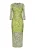 myMo ROCKS Jurk ‘Fashion Look’  limoen / zwart