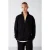 Sweatshirt met halve rits
