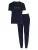 JOOP! Pyjama kort ‘Comfort’  donkerblauw