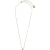 OTAZU Solitaire Crystal Necklace Gold