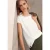 Street One Studio Dames Basic shirt met rimpels in Wit
