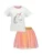 BLUE SEVEN Set  geel / pastelgroen / oranje / wit