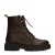 Manfield leren veterboots bruin