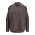 JJXX rechtvallende geruite blouse – bruin