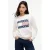 Tommy Jeans trui met print – ecru/donkerblauw