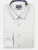 7Camicie Zakelijk overhemd ‘Roma Iconic Satin Man Shirt White’  grijs