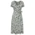 Mountain Warehouse Dames/Dames Santorini Floral Wrap Midi Dress (Kaki Groen)