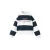 Mango Kids gestreepte sweater – marineblauw