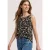 Street One Dames Top met ronde hals en schouderdetails in Zwart
