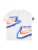 Nike Sportswear Shirt ‘GLOW WITH ME’  blauw / oranje / zwart / wit
