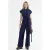 Bredelijne Overhemdkraag Jumpsuit met Knopen