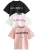 smALLSAINTS Shirt  oudroze / zwart / wit