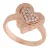 Orphelia Dames 925 Zilveren Ring – Roze ZR-7082/1