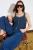TRENDYOLMİLLA Dames Blauw Effen Mouwloos Getailleerd Blouses