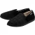 Heren Geruite Volledige Slippers Zwart Houtskool Gevoerd VK 7-12
