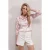 Satin Lange Mouwen Overhemd met Knopen