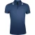 SOLS Heren Pasadena Poloshirt (Franse marine / Wit)