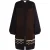 usha Vest Dames Bruin Veelkleurig