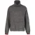 River Woods Roll Neck Swt Ls Back Detail Grey