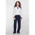 Geisha straight leg broek – donkerblauw