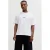 JACK & JONES CORE relaxed T-shirt met backprint wit