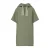 PIECES sweatjurk met capuchon PCCHILLI kakigroen
