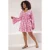 Trendyol Curve Dames Roze Etnisch patroon Kort / Mini Lang Strandkleding Skater Grote maten Jurk