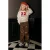 Like Flo oversized sweater met print – beige/rood