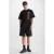Short met mid-rise taille en rechte pijpen