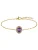 Lucardi Armband  goud / lila
