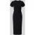 Ted Baker Slim fit midi-jurk van viscosemix model ‘JULIANY’