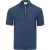 Firetrap Heren Gebreid Normaal Poloshirt Met Korte Mouwen (Airforce Blauw)